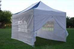 Delta Canopy Pop Up Tents F Model 10'x15' Navy Blue/White - Pop Up Tent Pro