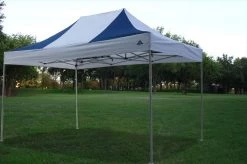 Delta Canopy Pop Up Tents F Model 10'x15' Navy Blue/White - Pop Up Tent Pro