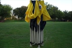 Delta Canopy F Model 10'x15' Navy Blue/Yellow - Pop Up Tent Pro Pop Up Tents