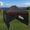 Delta Canopy E Model 10'x15' Black Flame - Pop Up Tent