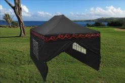 Delta Canopy E Model 10'x15' Black Flame - Pop Up Tent