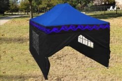 Delta Canopy F Model 10'x15' Blue Flame - Pop Up Tent Pro Pop Up Tents