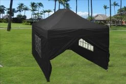 Delta Canopy Pop Up Tents E Model 10'x15' Black - Pop Up Tent
