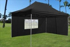 Delta Canopy Pop Up Tents E Model 10'x15' Black - Pop Up Tent