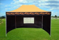 Delta Canopy Pop Up Tents E Model 10'x15' Orange Flame - Pop Up Tent