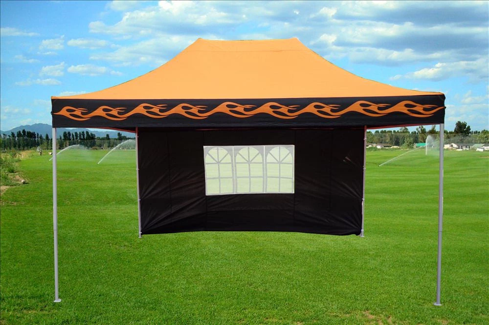 Delta Canopy Pop Up Tents E Model 10'x15' Orange Flame - Pop Up Tent 5 Delta Canopy Pop Up Tents E Model 10'x15' Orange Flame - Pop Up Tent