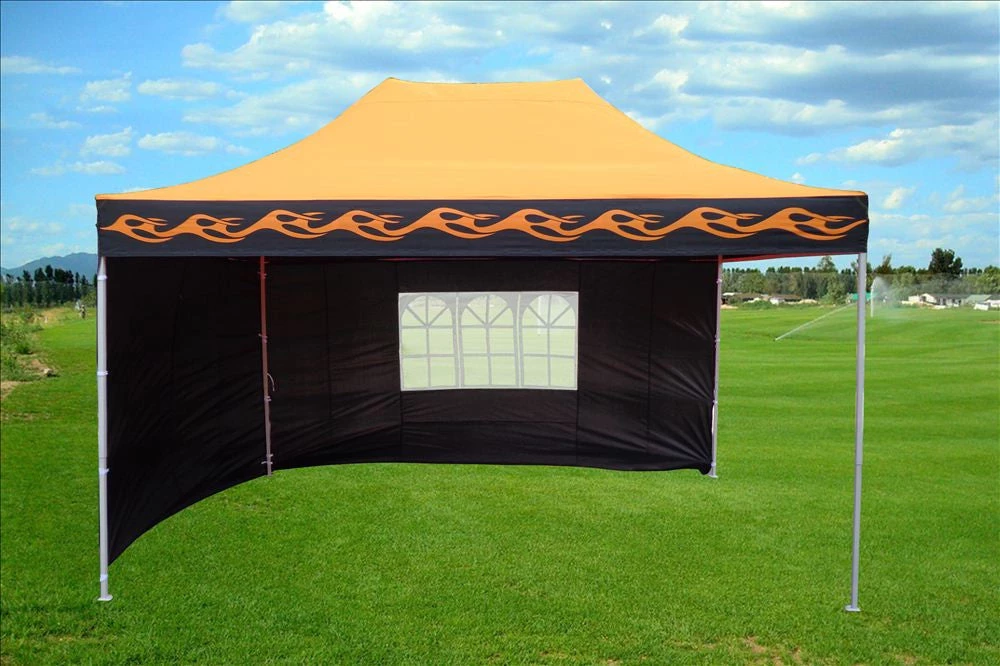 Delta Canopy Pop Up Tents E Model 10'x15' Orange Flame - Pop Up Tent 4 Delta Canopy Pop Up Tents E Model 10'x15' Orange Flame - Pop Up Tent
