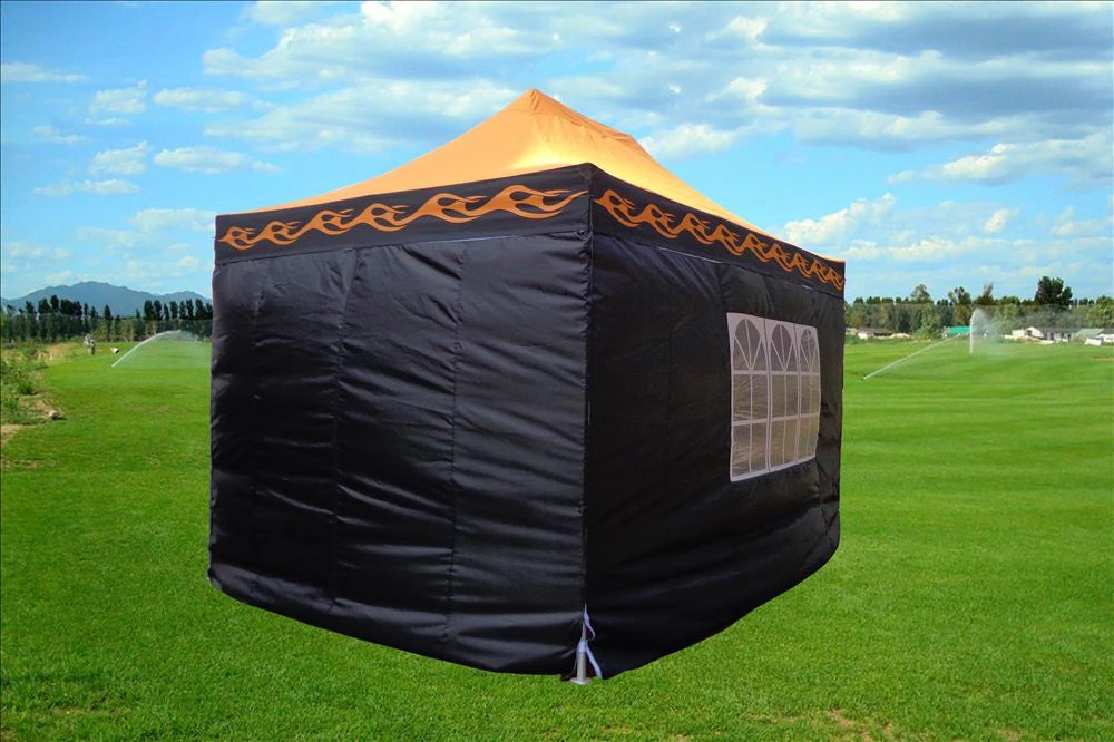 Delta Canopy Pop Up Tents E Model 10'x15' Orange Flame - Pop Up Tent 2 Delta Canopy Pop Up Tents E Model 10'x15' Orange Flame - Pop Up Tent
