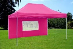 Delta Canopy Pop Up Tents F Model 10'x15' Pink - Pop Up Tent Pro