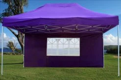 Delta Canopy Pop Up Tents E Model 10'x15' Purple - Pop Up Tent