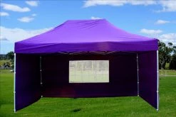 Delta Canopy Pop Up Tents F Model 10'x15' Purple - Pop Up Tent Pro
