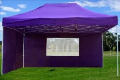 Delta Canopy Pop Up Tents F Model 10'x15' Purple - Pop Up Tent Pro