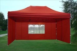 Delta Canopy E Model 10'x15' Red - Pop Up Tent Pop Up Tents