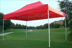Delta Canopy E Model 10'x15' Red - Pop Up Tent Pop Up Tents