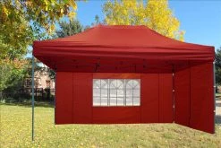 Delta Canopy Pop Up Tents F Model 10'x15' Red - Pop Up Tent Pro