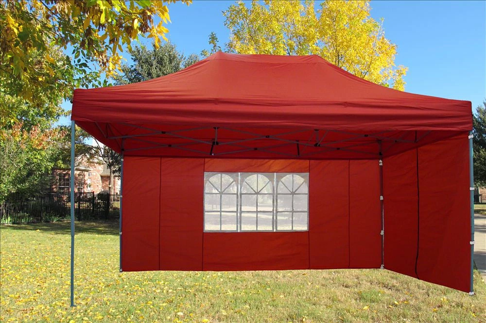 Delta Canopy Pop Up Tents F Model 10'x15' Red - Pop Up Tent Pro 2 Delta Canopy Pop Up Tents F Model 10'x15' Red - Pop Up Tent Pro