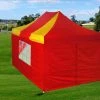 Delta Canopy F Model 10'x15' Red Yellow - Pop Up Tent Pro Pop Up Tents