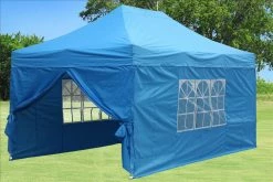 Delta Canopy F Model 10'x15' Sky Blue - Pop Up Tent Pro Pop Up Tents