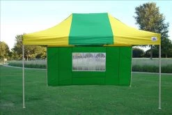 Delta Canopy F Model 10'x15' Green Yellow - Pop Up Tent Pro Pop Up Tents