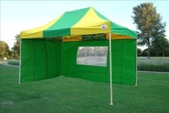 Delta Canopy F Model 10'x15' Green Yellow - Pop Up Tent Pro Pop Up Tents
