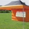 Delta Canopy Pop Up Tents E Model 10'x15' Black Orange - Pop Up Tent