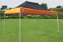 Delta Canopy Pop Up Tents E Model 10'x15' Black Orange - Pop Up Tent