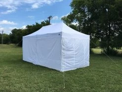 Delta Canopy F/S Model 10'x20' White - Pop Up Tent Pro With Solid Walls Pop Up Tents