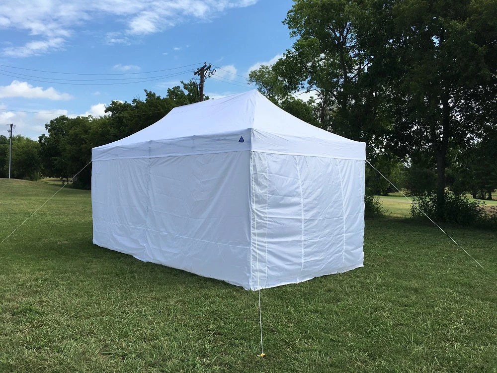 Delta Canopy White 10'x20' D/S Model Pop Up Tent With 6 Solid Walls + 4 Weight Bags + 1 Wheel Bag Pop Up Tents 1 Delta Canopy White 10'x20' D/S Model Pop Up Tent With 6 Solid Walls + 4 Weight Bags + 1 Wheel Bag Pop Up Tents
