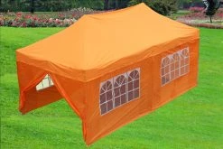 Deltacanopy Pop Up Tents D/W Model 10'x20' - Pop Up Tent Canopy Shelter Shade With Weight Bags And Storage Bag