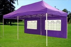 Delta Canopy Pop Up Tents F Model 10'x20' Purple - Pop Up Tent Pro