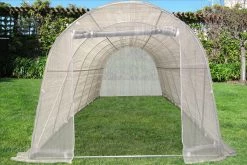Delta Canopy Greenhouses Greenhouse 20'x10'+Sun Shade Cover - Round Top