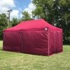 Delta Canopy F/S Model 10'x20' Maroon - Pop Up Tent Pro With Solid Walls Pop Up Tents