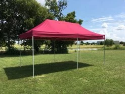 Delta Canopy F/S Model 10'x20' Maroon - Pop Up Tent Pro With Solid Walls Pop Up Tents