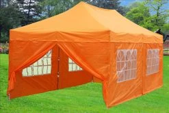 Deltacanopy Pop Up Tents D/W Model 10'x20' - Pop Up Tent Canopy Shelter Shade With Weight Bags And Storage Bag