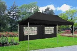 Delta Canopy Pop Up Tents F Model 10'x20' Black - Pop Up Tent Pro