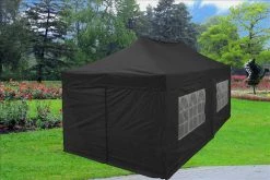 Delta Canopy Pop Up Tents F Model 10'x20' Black - Pop Up Tent Pro