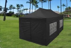 Delta Canopy E Model 10'x20' Black - Pop Up Tent Pop Up Tents
