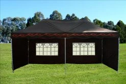 Delta Canopy Pop Up Tents F Model 10'x20' Black Flame - Pop Up Tent Pro