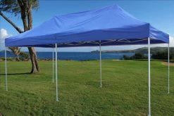 Delta Canopy Pop Up Tents F Model 10'x20' Blue - Pop Up Tent Pro