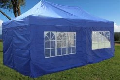 Delta Canopy Pop Up Tents F Model 10'x20' Blue - Pop Up Tent Pro