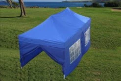 Delta Canopy Pop Up Tents F Model 10'x20' Blue - Pop Up Tent Pro