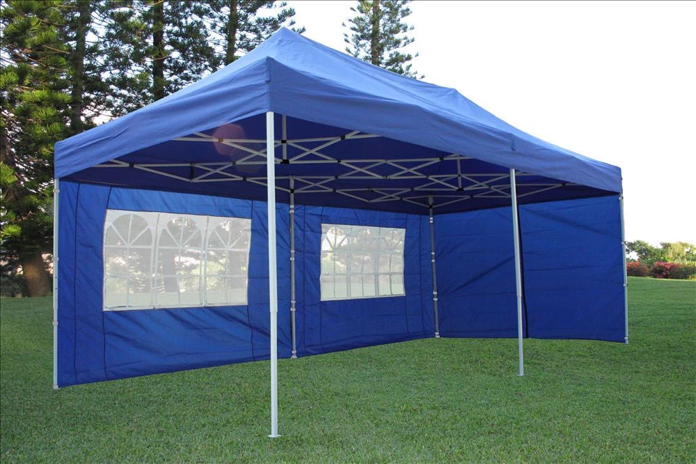 Delta Canopy E Model 10'x20' Blue - Pop Up Tent Pop Up Tents 4 Delta Canopy E Model 10'x20' Blue - Pop Up Tent Pop Up Tents