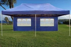 Delta Canopy Pop Up Tents F Model 10'x20' Blue - Pop Up Tent Pro