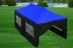 Delta Canopy E Model 10'x20' Blue Flame - Pop Up Tent