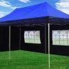 Delta Canopy E Model 10'x20' Blue Flame - Pop Up Tent