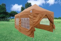 Delta Canopy F Model 10'x20' Burnt Orange - Pop Up Tent Pro