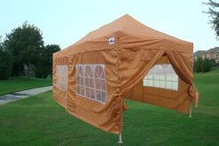 Delta Canopy Pop Up Tents E Model 10'x20' Burnt Orange - Pop Up Tent