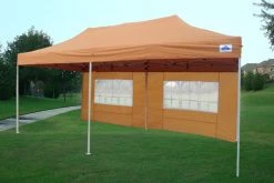 Delta Canopy Pop Up Tents E Model 10'x20' Burnt Orange - Pop Up Tent