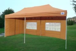 Delta Canopy Pop Up Tents E Model 10'x20' Burnt Orange - Pop Up Tent