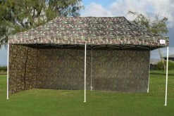 Delta Canopy Pop Up Tents E Model 10'x20' Camouflage - Pop Up Tent